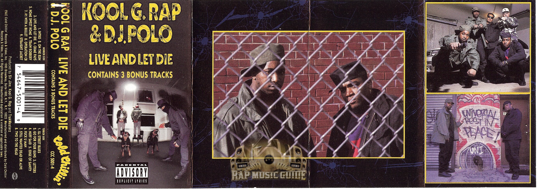 Kool G. Rap & D.J. Polo - Live And Let Die: Cassette Tape | Rap 